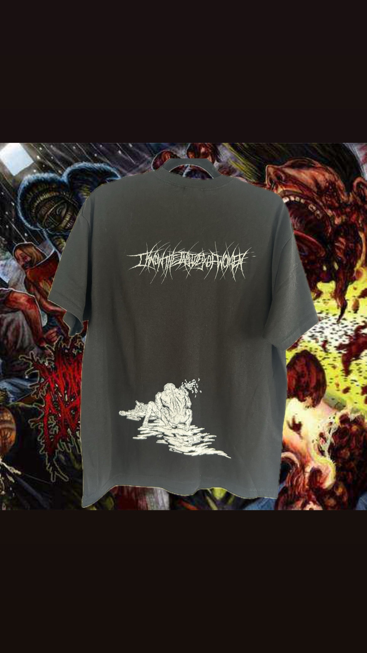 07 Waking The Cadaver (i know the insides of a woman) size L
