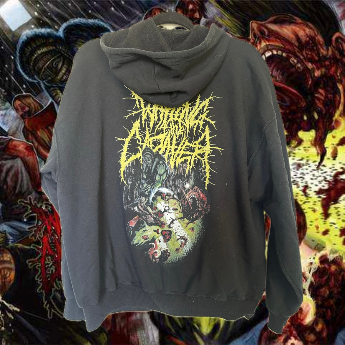 08 Waking The Cadaver hoodie XL